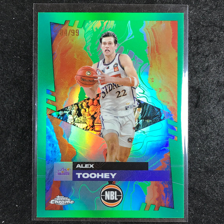 2024-25 Topps Chrome NBL ALEX TOOHEY Base Green 84/99 #81