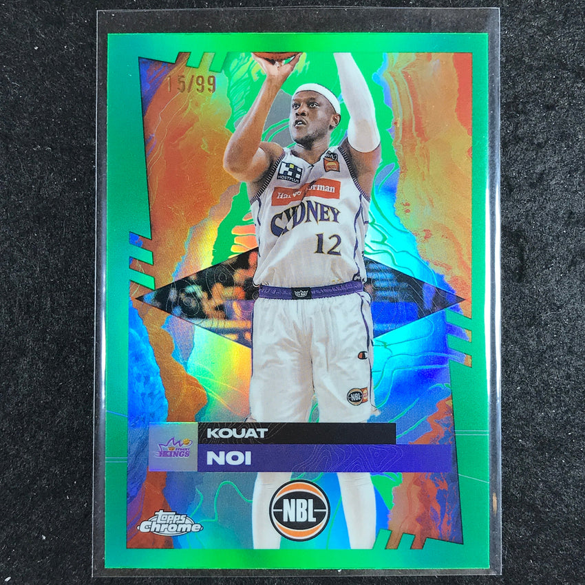 2024-25 Topps Chrome NBL KOUAT NOI Base Green 15/99 #88