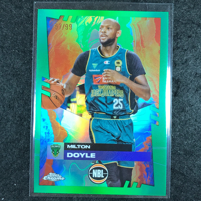 2024-25 Topps Chrome NBL MILTON DOYLE Base Green 57/99 #92