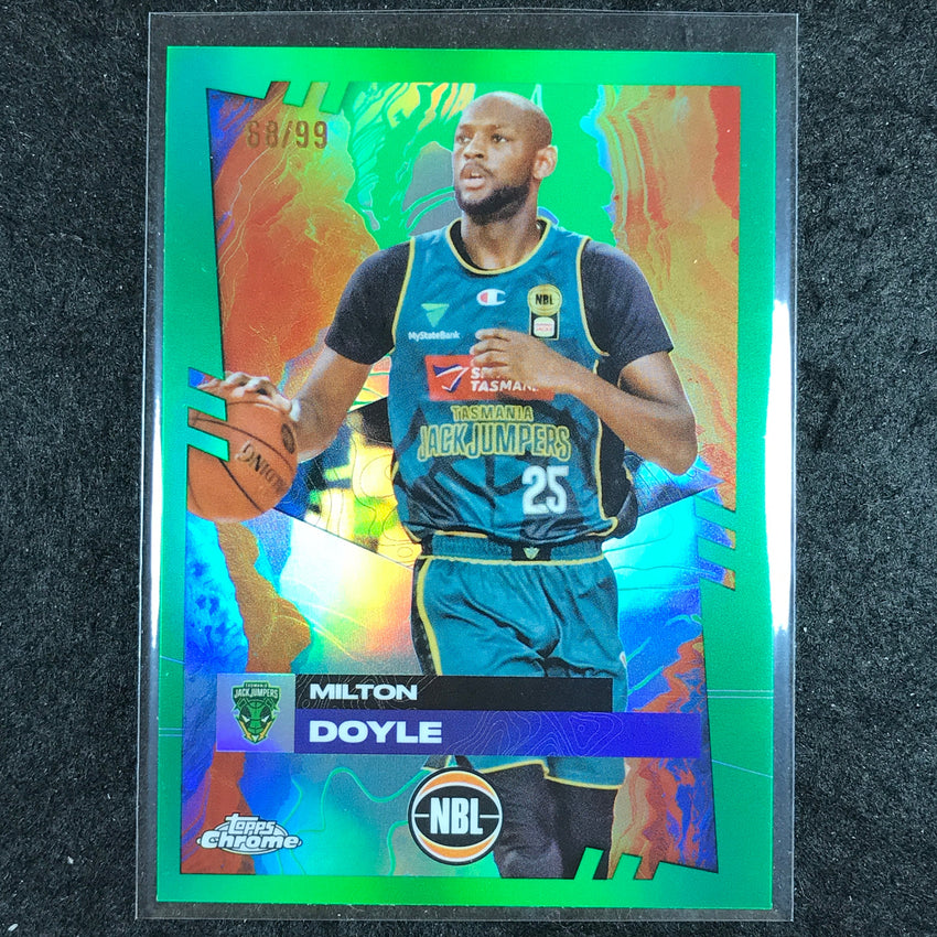 2024-25 Topps Chrome NBL MILTON DOYLE Base Green 68/99 #92