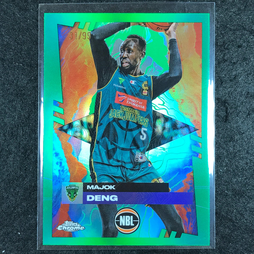 2024-25 Topps Chrome NBL MAJOK DENG Base Green 31/99 #96