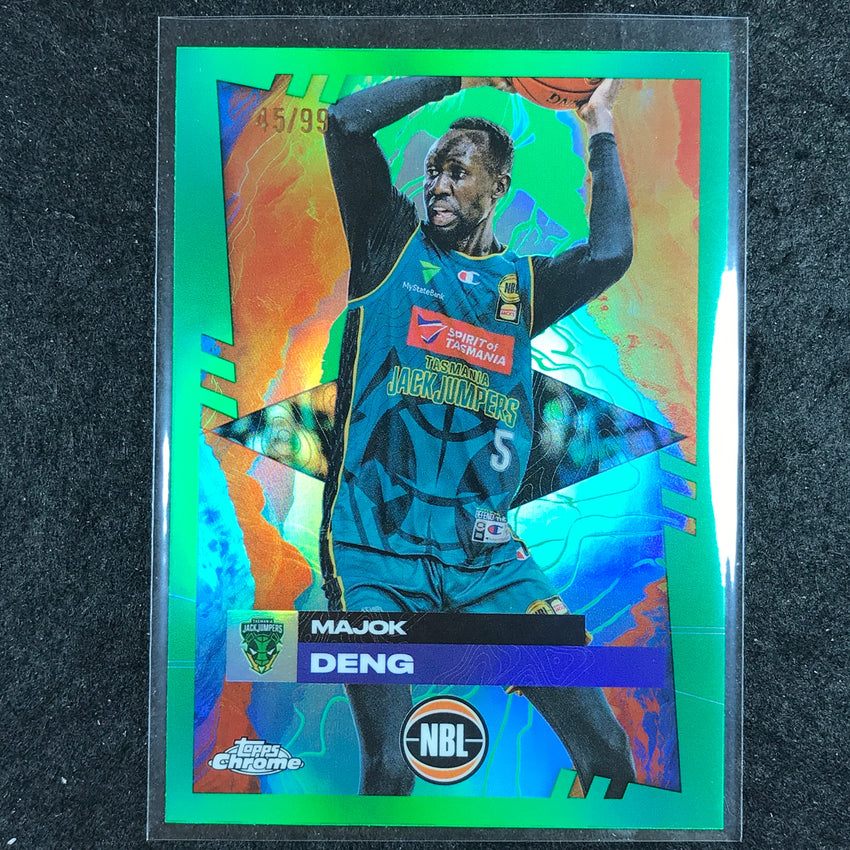 2024-25 Topps Chrome NBL MAJOK DENG Base Green 45/99 #96