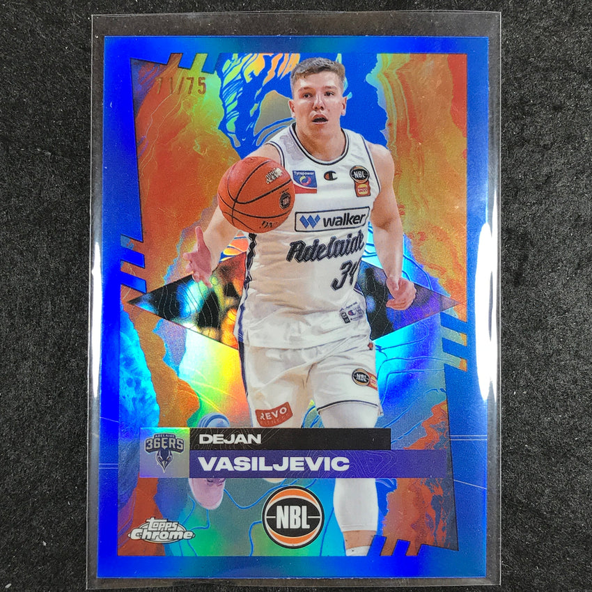 2024-25 Topps Chrome NBL DEJAN VASILJEVIC Base Blue 71/75 #1