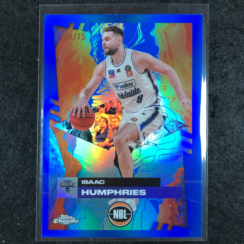 2024-25 Topps Chrome NBL ISAAC HUMPHRIES Base Blue 27/75 #3
