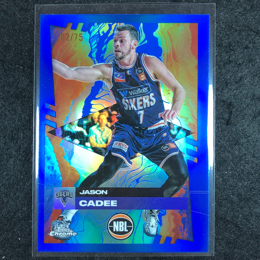 2024-25 Topps Chrome NBL JASON CADEE Base Blue 62/75 #4