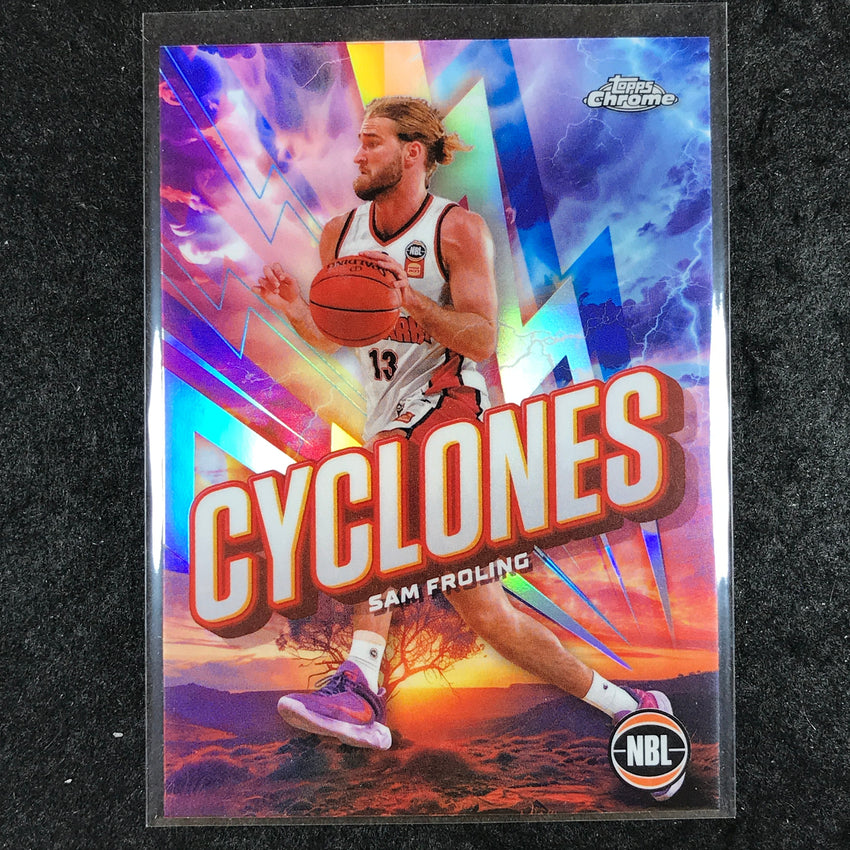 2024-25 Topps Chrome NBL SAM FROLING Cyclones Refractor #7