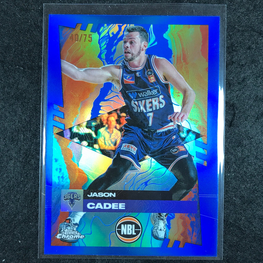 2024-25 Topps Chrome NBL JASON CADEE Base Blue 40/75 #4