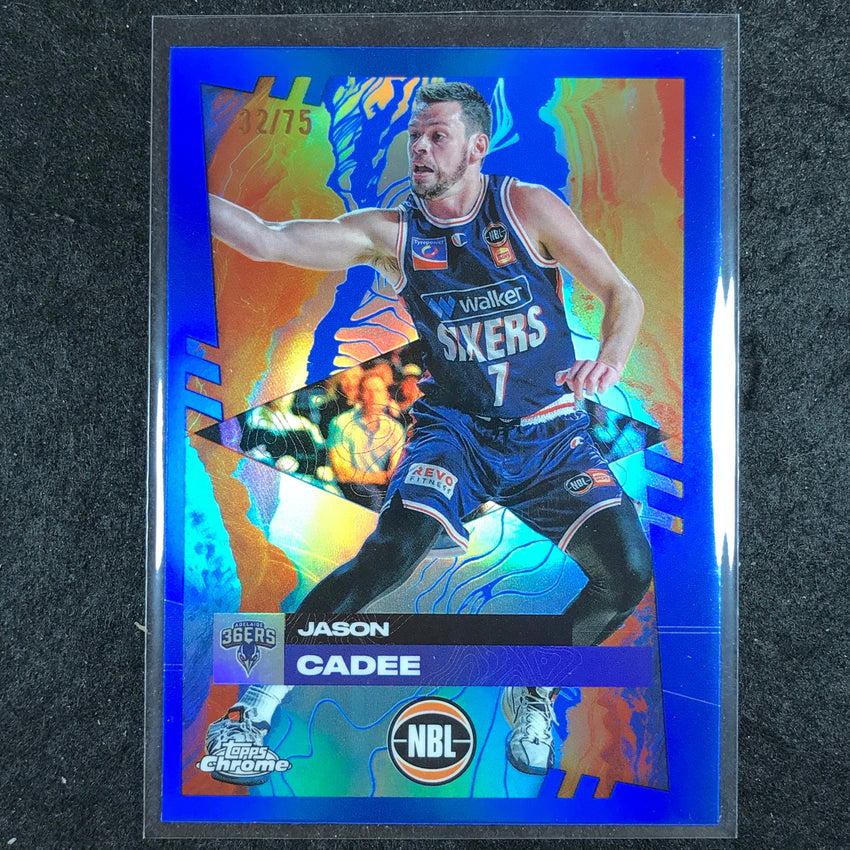 2024-25 Topps Chrome NBL JASON CADEE Base Blue 32/75 #4