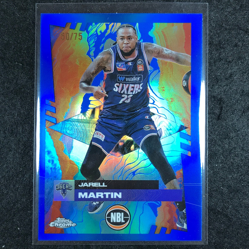 2024-25 Topps Chrome NBL JARELL MARTIN Base Blue 50/75 #5