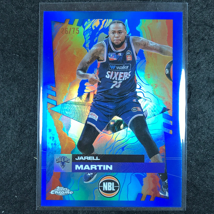 2024-25 Topps Chrome NBL JARELL MARTIN Base Blue 26/75 #5