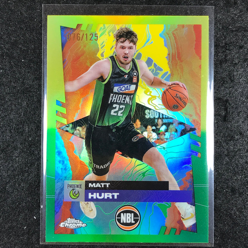 2024-25 Topps Chrome NBL MATT HURT Base Golden Wattle /125 #79