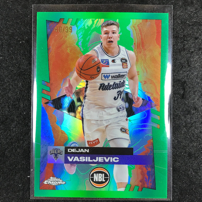 2024-25 Topps Chrome NBL DEJAN VASILJEVIC Base Green 40/99 #1