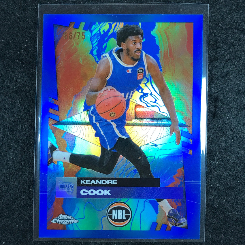 2024-25 Topps Chrome NBL KEANDRE COOK Base Blue 66/75 #20