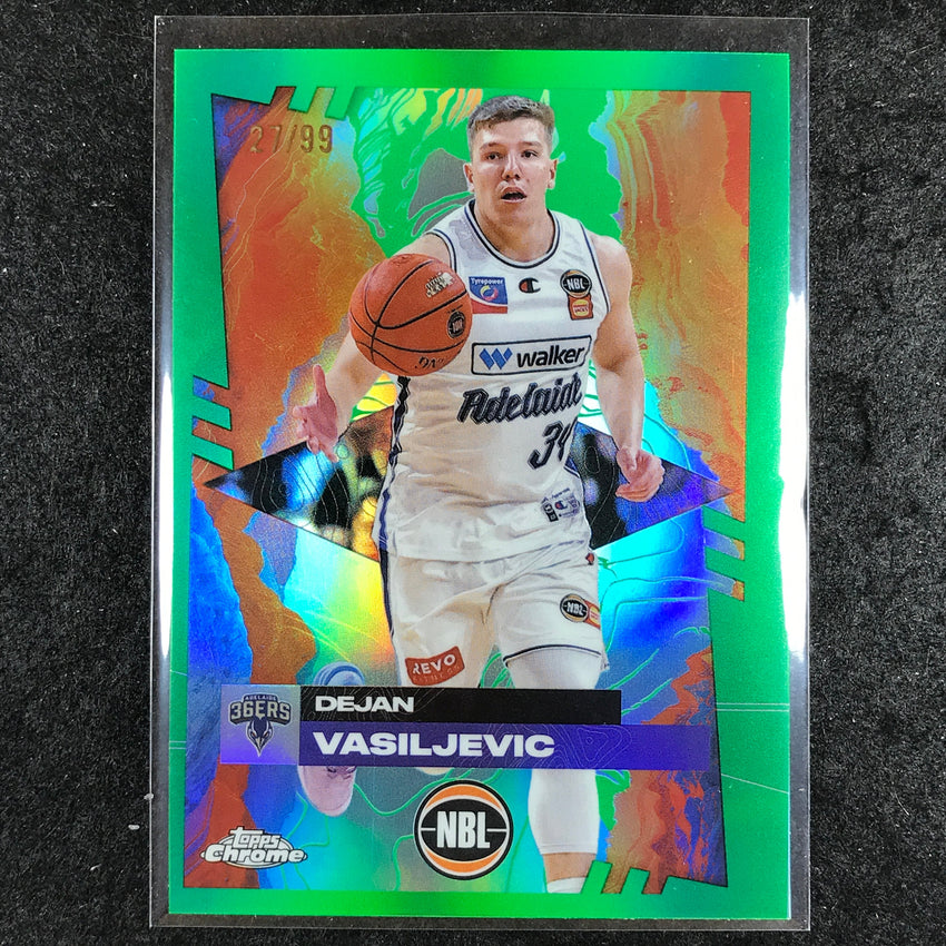 2024-25 Topps Chrome NBL DEJAN VASILJEVIC Base Green 27/99 #1