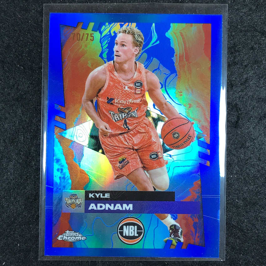 2024-25 Topps Chrome NBL KYLE ADNAM Base Blue 70/75 #26