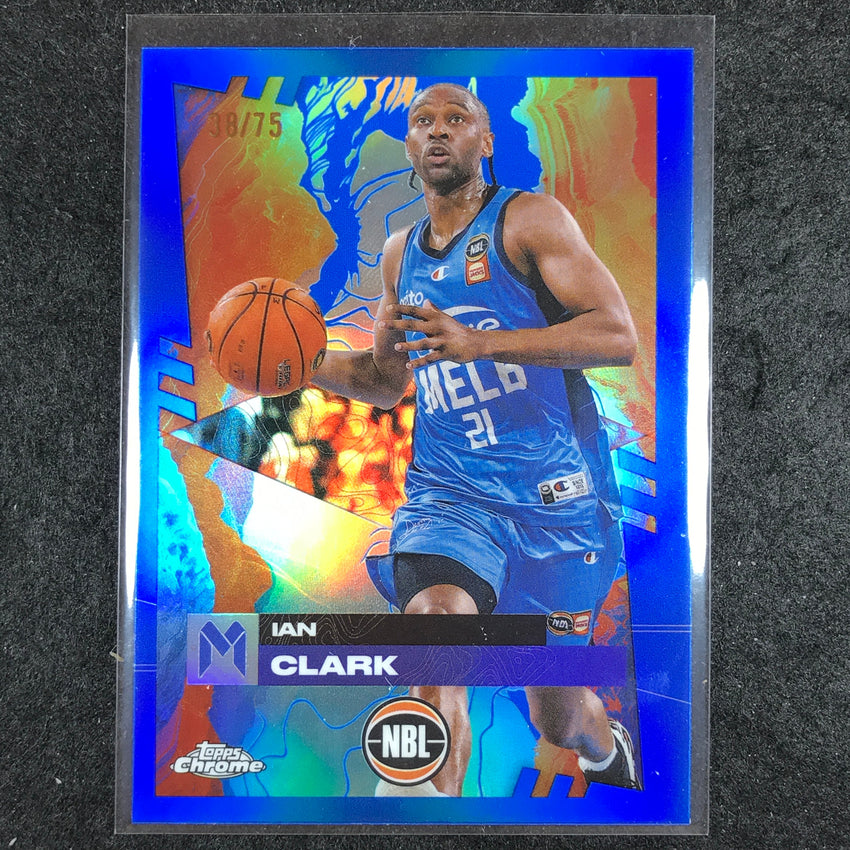 2024-25 Topps Chrome NBL IAN CLARK Base Blue 38/75 #42