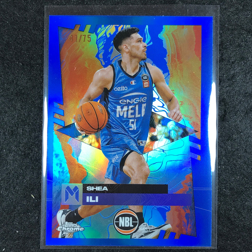 2024-25 Topps Chrome NBL SHEA ILI Base Blue 41/75 #46