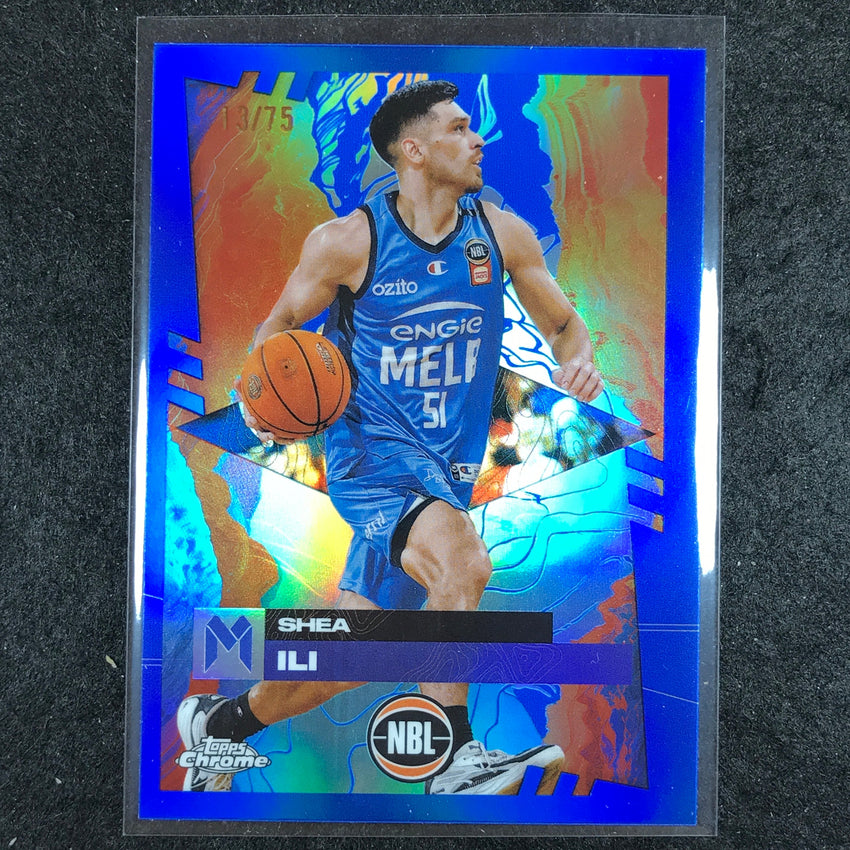 2024-25 Topps Chrome NBL SHEA ILI Base Blue 13/75 #46