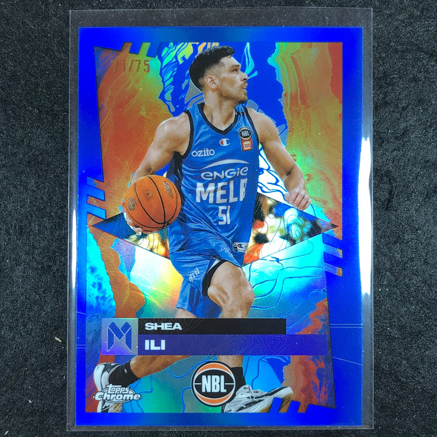 2024-25 Topps Chrome NBL SHEA ILI Base Blue 71/75 #46