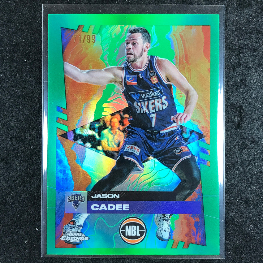 2024-25 Topps Chrome NBL JASON CADEE Base Green 71/99 #4