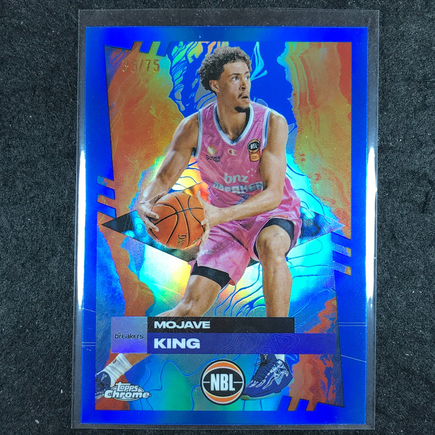 2024-25 Topps Chrome NBL MOJAVE KING Base Blue 35/75 #53
