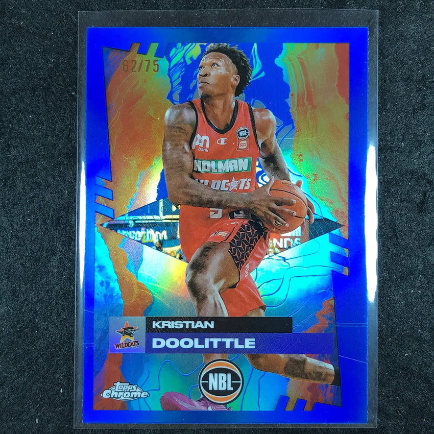 2024-25 Topps Chrome NBL KRISTIAN DOOLITTLE Base Blue 62/75 #66