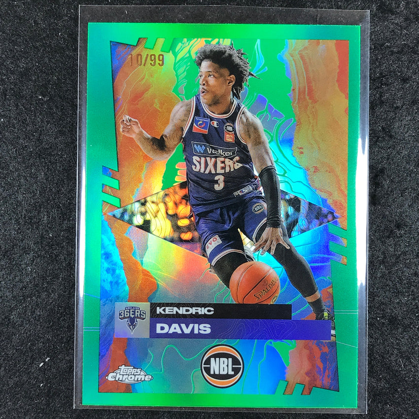 2024-25 Topps Chrome NBL KENDRIC DAVIS Base Green 10/99 #6