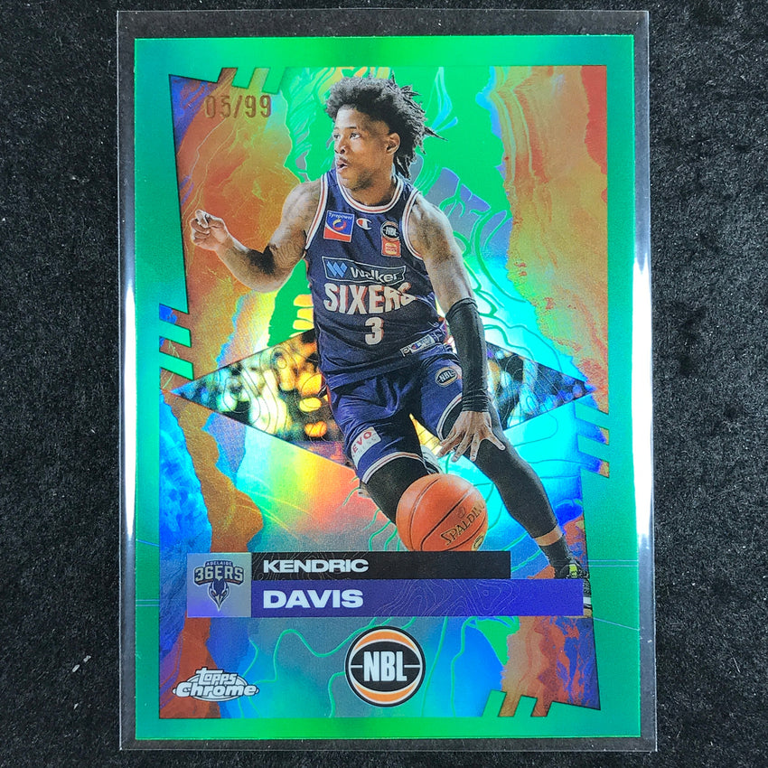 2024-25 Topps Chrome NBL KENDRIC DAVIS Base Green 5/99 #6