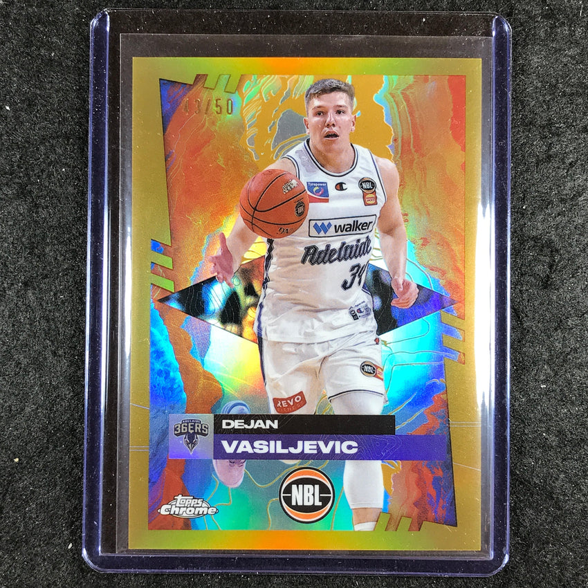 2024-25 Topps Chrome NBL DEJAN VASILJEVIC Base Gold 43/50 #1