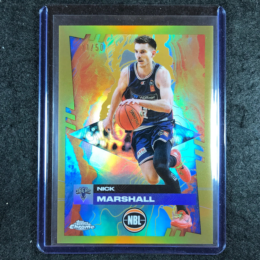 2024-25 Topps Chrome NBL NICK MARSHALL Base Gold 31/50 #2