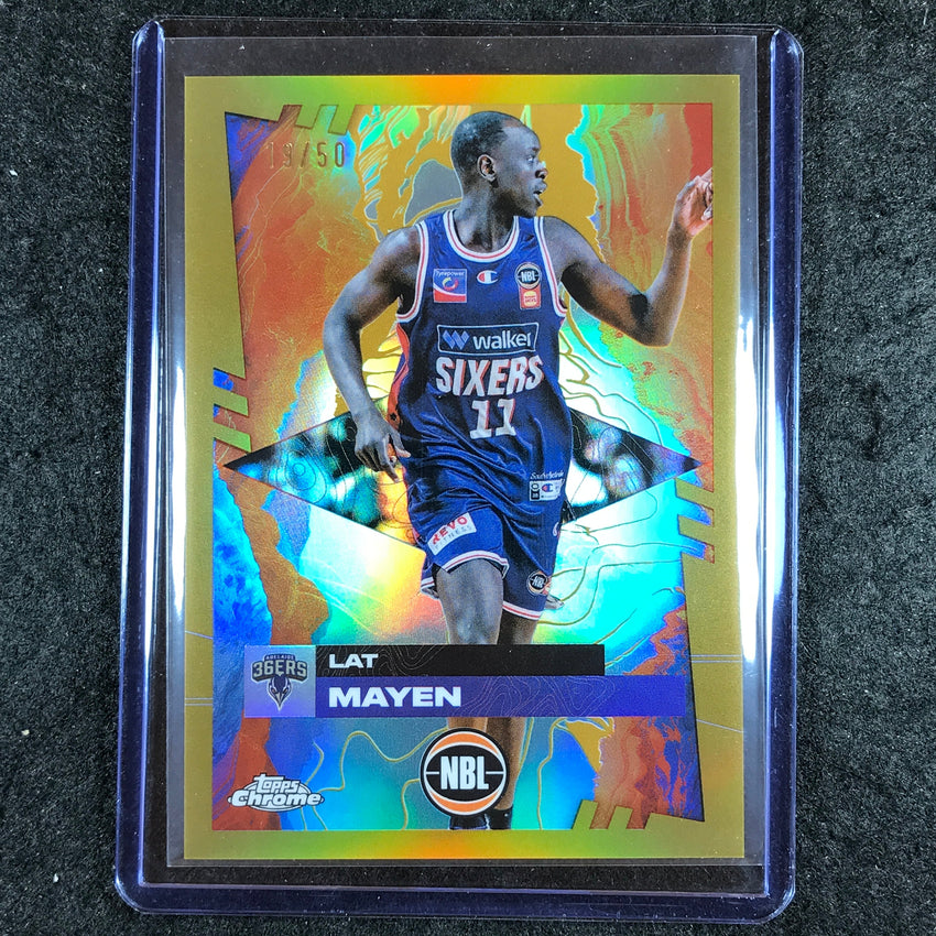 2024-25 Topps Chrome NBL LAT MAYEN Base Gold 19/50 #7