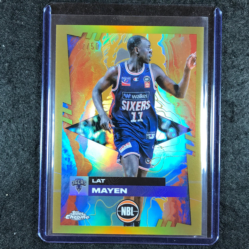 2024-25 Topps Chrome NBL LAT MAYEN Base Gold 12/50 #7