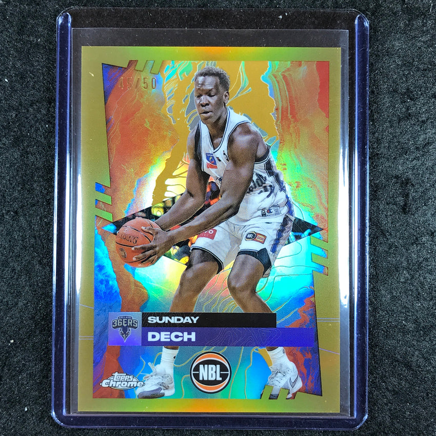 2024-25 Topps Chrome NBL SUNDAY DECH Base Gold 45/50 #10