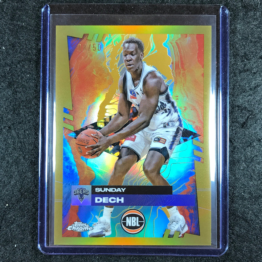 2024-25 Topps Chrome NBL SUNDAY DECH Base Gold 8/50 #10