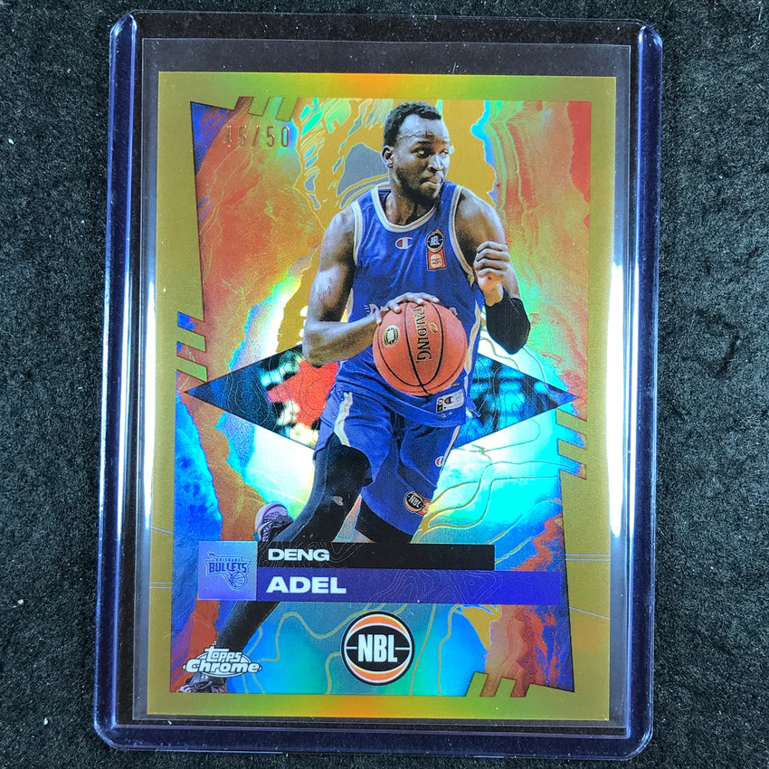 2024-25 Topps Chrome NBL DENG ADEL Base Gold 45/50 #18