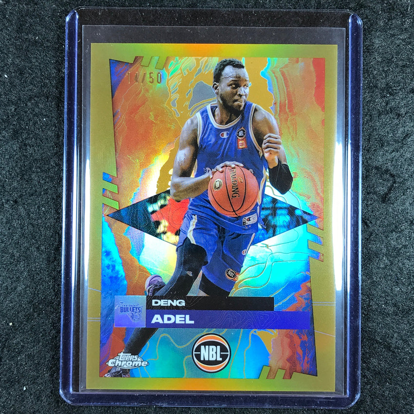 2024-25 Topps Chrome NBL DENG ADEL Base Gold 14/50 #18