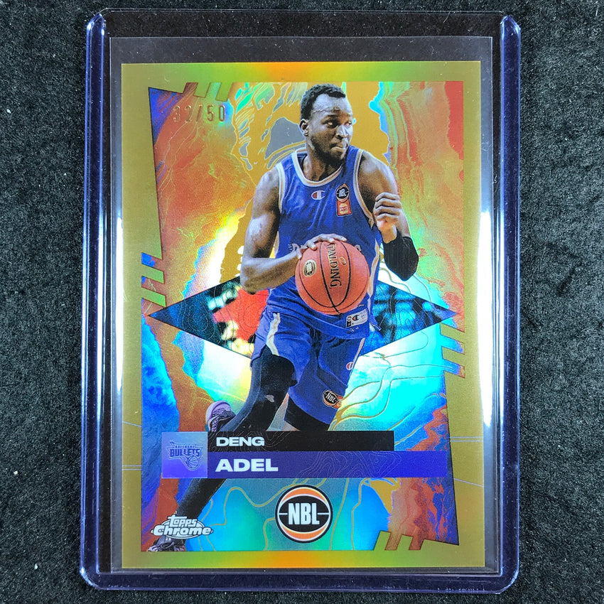 2024-25 Topps Chrome NBL DENG ADEL Base Gold 32/50 #18