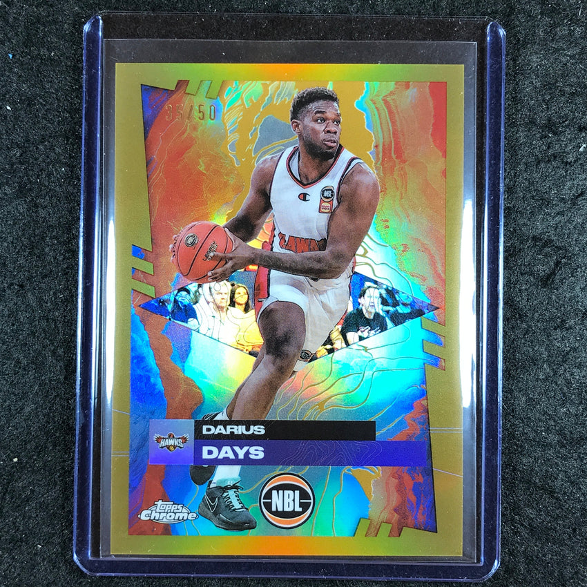 2024-25 Topps Chrome NBL DARIUS DAYS Base Gold 35/50 #31