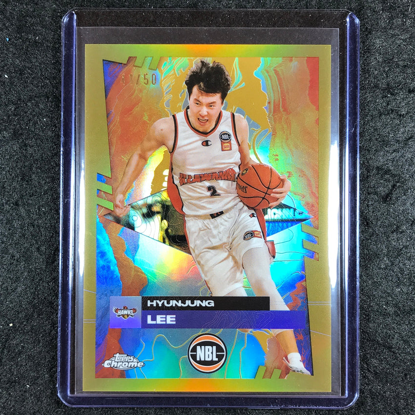 2024-25 Topps Chrome NBL HYUNJUNG LEE Base Gold 41/50 #32