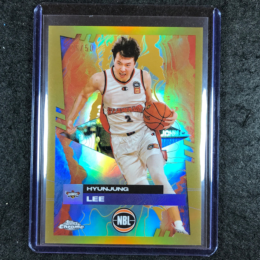 2024-25 Topps Chrome NBL HYUNJUNG LEE Base Gold 35/50 #32
