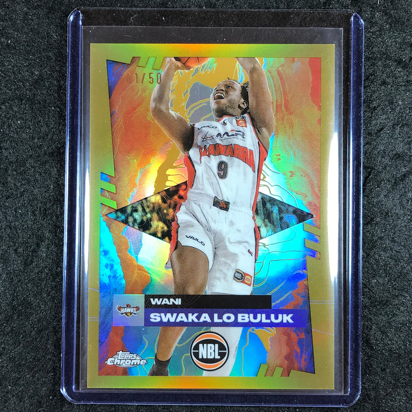 2024-25 Topps Chrome NBL WANI SWAKA LO BULUK Base Gold 1/50 #39