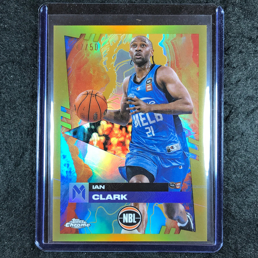 2024-25 Topps Chrome NBL IAN CLARK Base Gold 47/50 #42