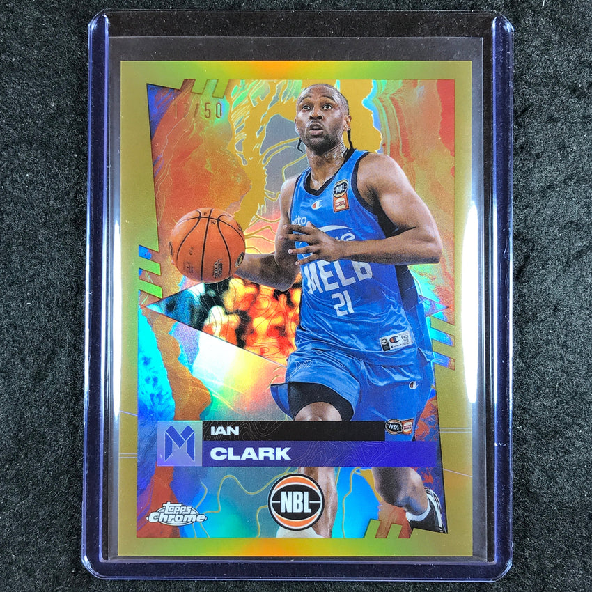 2024-25 Topps Chrome NBL IAN CLARK Base Gold 17/50 #42