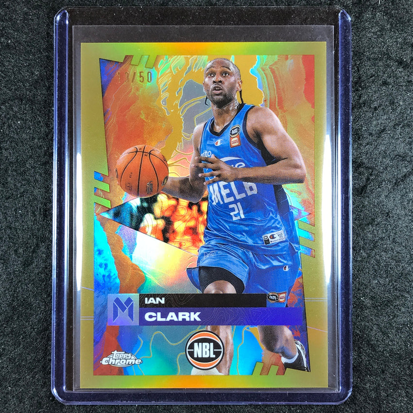 2024-25 Topps Chrome NBL IAN CLARK Base Gold 13/50 #42