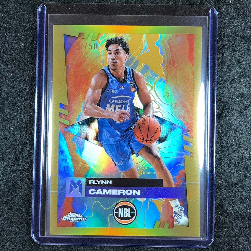 2024-25 Topps Chrome NBL FLYNN CAMERON Base Gold 27/50 #45