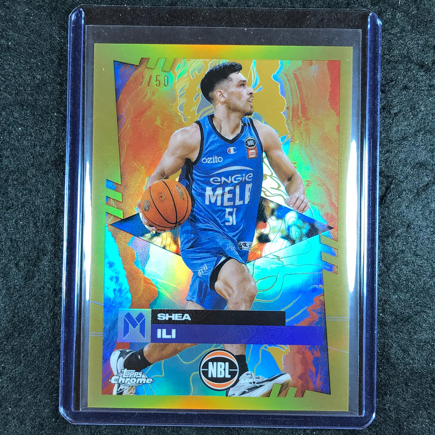 2024-25 Topps Chrome NBL SHEA ILI Base Gold 37/50 #46