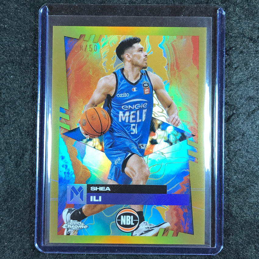 2024-25 Topps Chrome NBL SHEA ILI Base Gold 8/50 #46