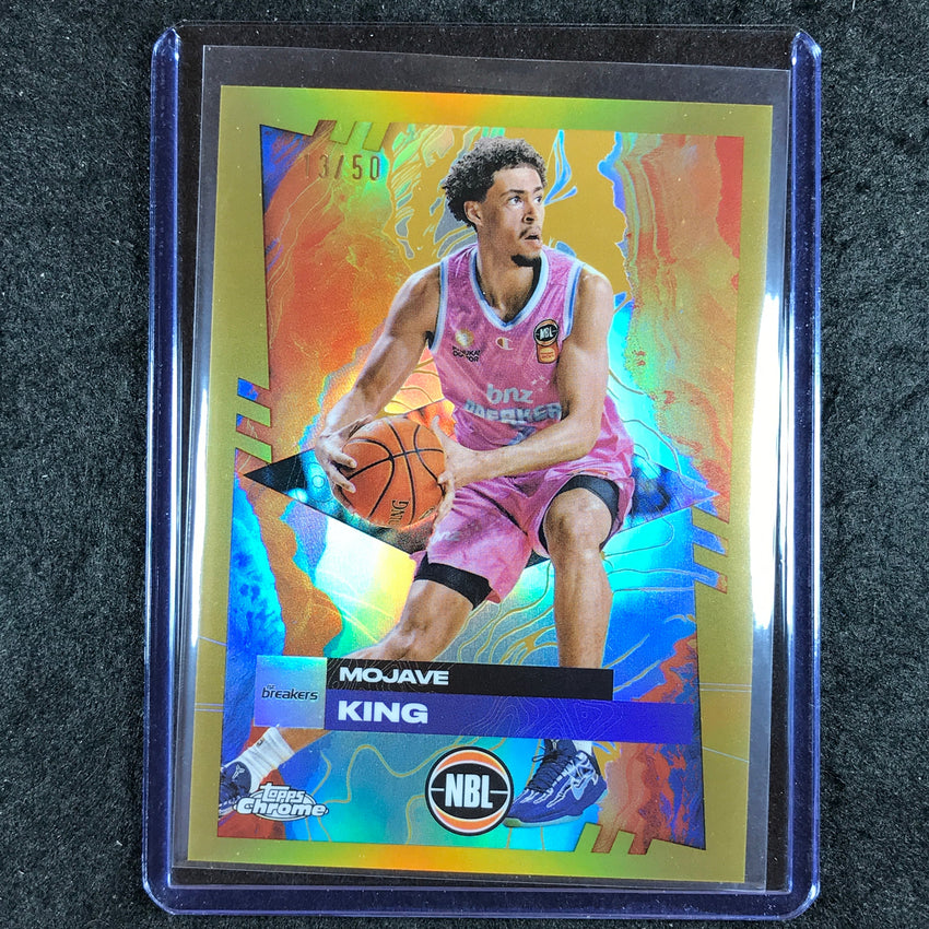 2024-25 Topps Chrome NBL MOJAVE KING Base Gold 13/50 #53