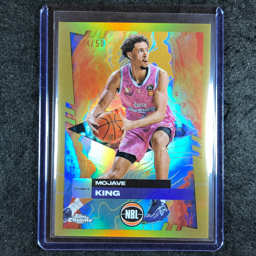 2024-25 Topps Chrome NBL MOJAVE KING Base Gold 14/50 #53
