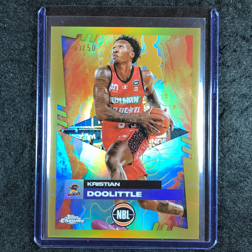 2024-25 Topps Chrome NBL KRISTIAN DOOLITTLE Base Gold 3/50 #66